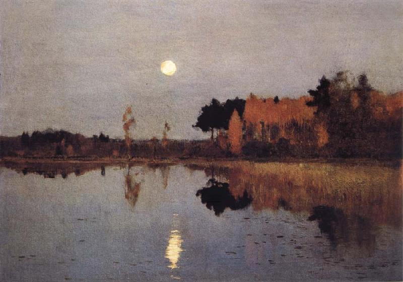 Levitan, Isaak Eventide-Moon oil painting picture